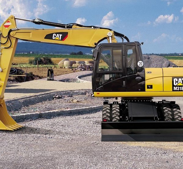 caterpillar m318 excavator rental equipment