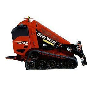 image of a ditch witch mini track loader sk755