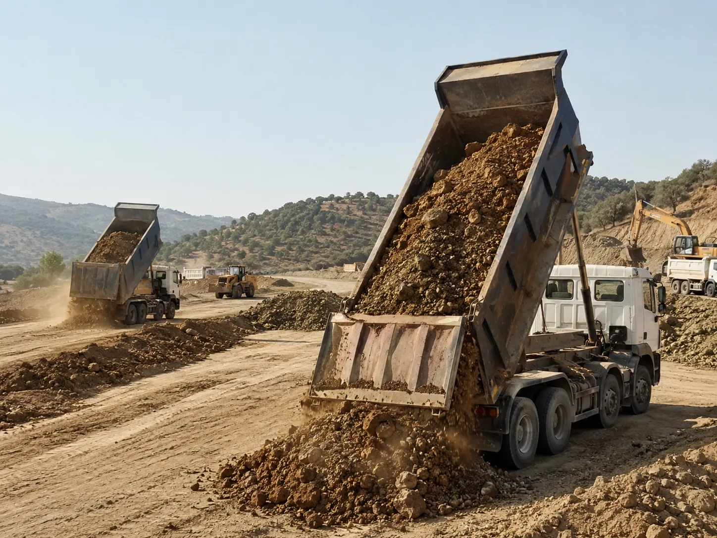 site unloading