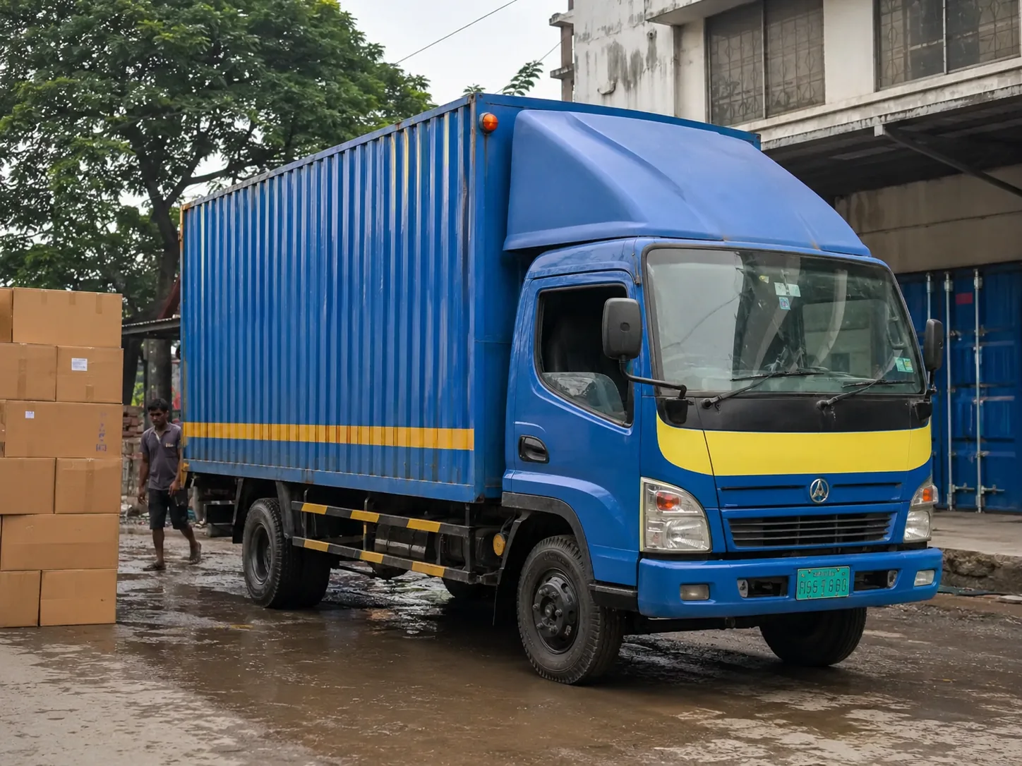 covered van