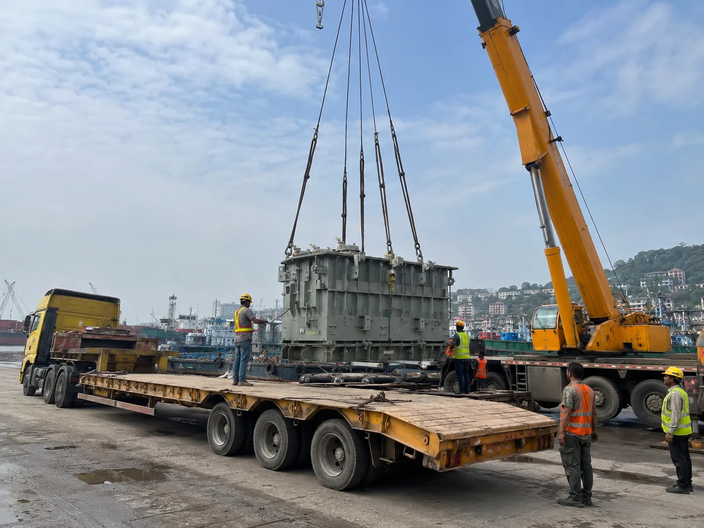 heavy unloading