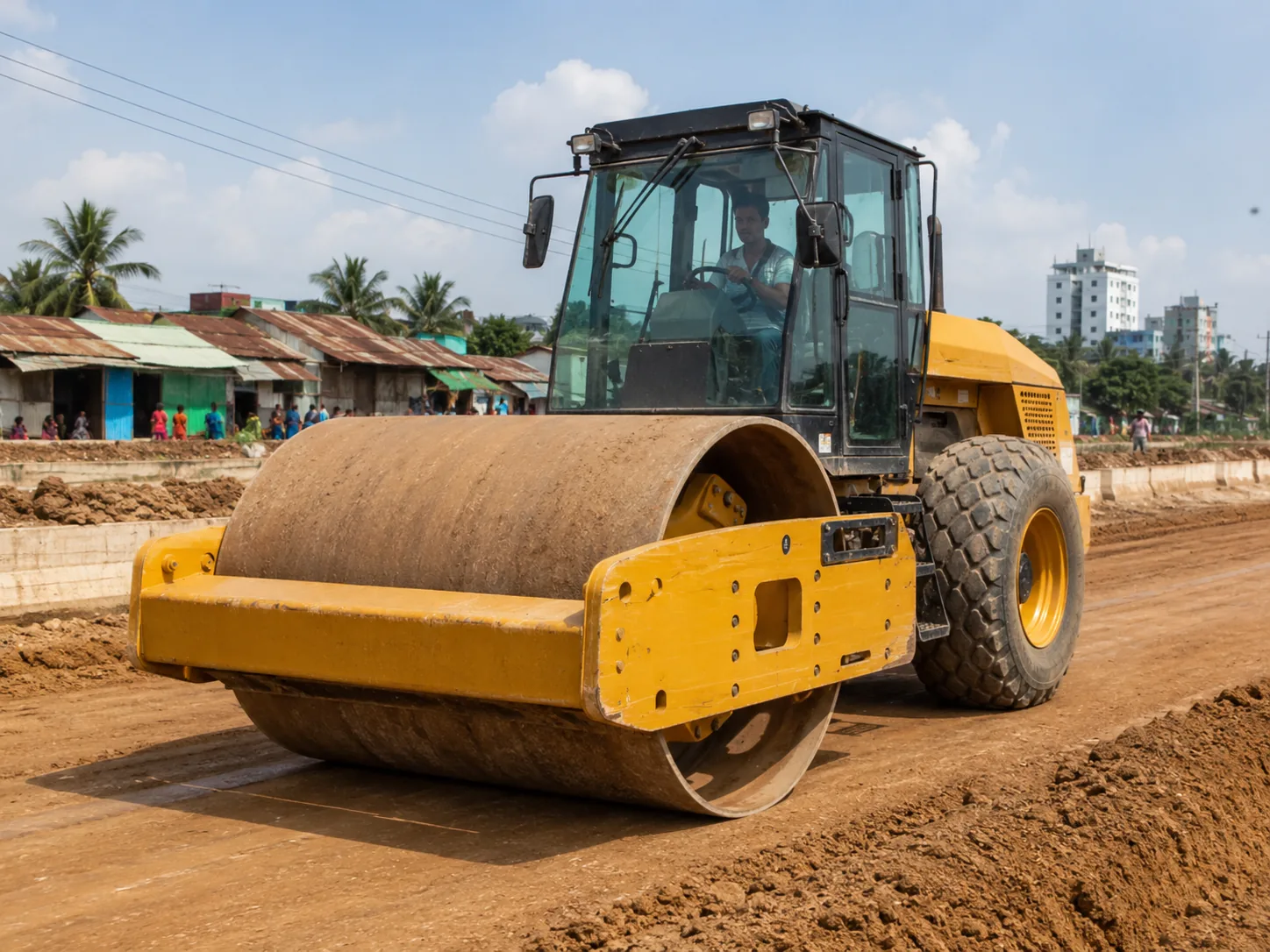 ১০ টন vibratory roller